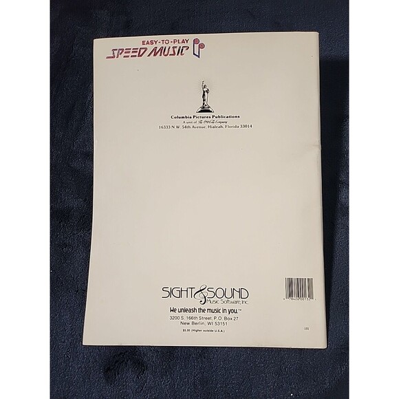 Pop Rock Easy To Play Sheet Music Columbia Pictures 1984 Usa Coca Cola Inc - Picture 2 of 5
